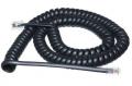 Kabl telefonski spiralni 5m crni
